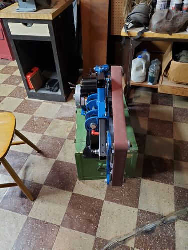 Customer photo review of 2 X 72 Inch Knife Makers Sanding Belts Assortment