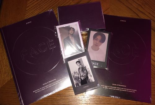 Customer photo review of BTS JIMIN - FACE 1ST SOLO ALBUM WEVERSE GIFT VER.
