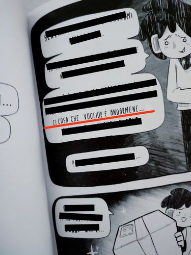 Customer photo review of Gira questa pagina “White Variant” con correzione a mano