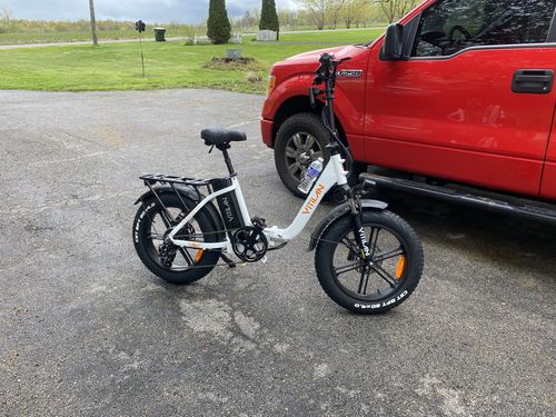 Customer photo review of U7 Step-thru Foldable Fat Tire Electric Bike