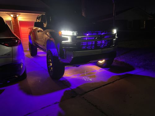 Customer photo review of Premium RGB+W Rock Lights
