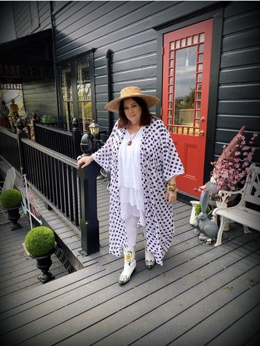 Customer photo review of KERI Polka Dots Pareo / Beach Dress