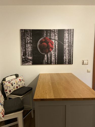 Customer photo review of Leinwandbild Schwarzwald mit traditionellem Bollenhut Querformat
