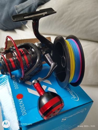 Customer photo review of Novo Molinete Sougayilang 2000-7000 - Knob e Carretel em Alumínio - Frete Grátis