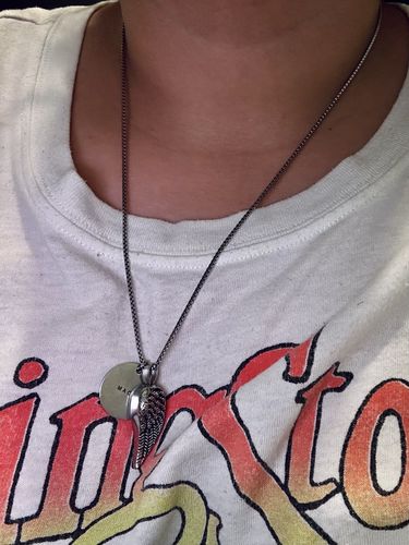 Customer photo review of 1.5mm Thin Box link Chain