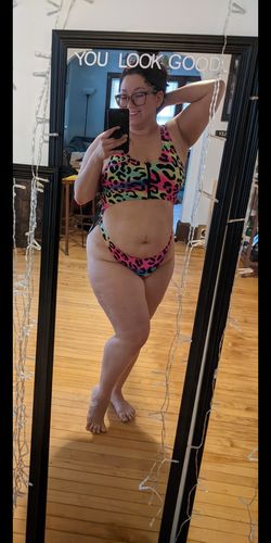 undefined review of Neon Leopard MonoKini image 1 out of 1