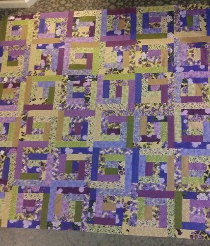 Customer photo review of May Day - Quilt Kit - Wildflowers (72" x 72")