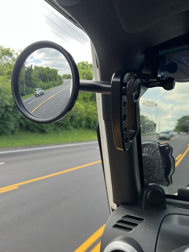 Customer photo review of JK & JKU Front Loop Grab Handles