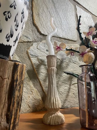 Customer photo review of Salt-Fired Candle Stick