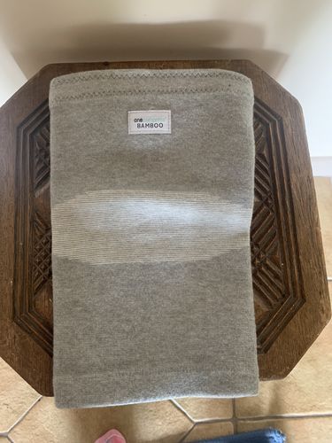 Customer photo review of Premium Bamboo Knee Sleeve (2X)