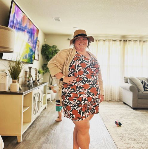 Customer photo review of salty shorts