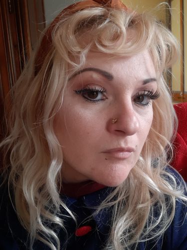 Customer photo review of Le piercing au nez Mariposa