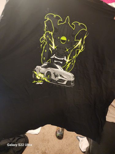 Customer photo review of MYSTERY TEE