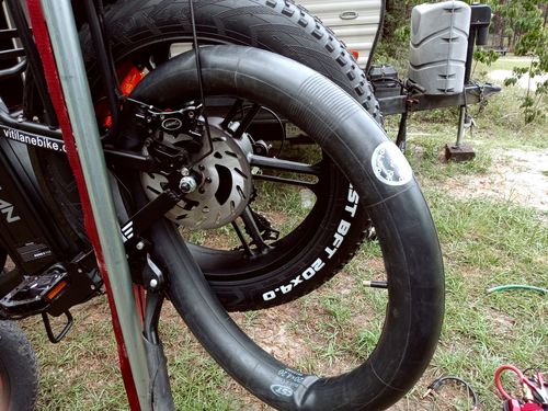 Customer photo review of U7 Step-thru Foldable Fat Tire Electric Bike