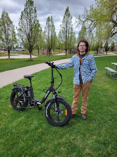 Customer photo review of U7 Step-thru Foldable Fat Tire Electric Bike
