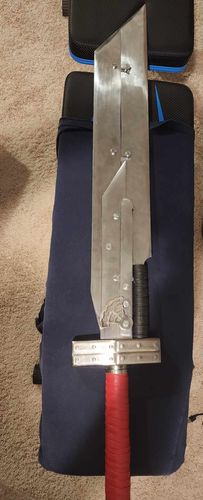 Customer photo review of 42" Cloud's Split Joint Fusion Buster from Final Fantasy-Red | Cloud Buster | Final Fantasy Sword