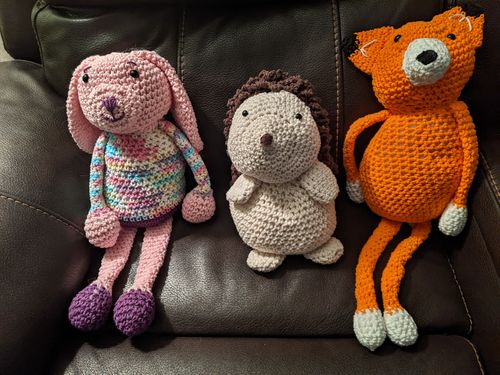 Customer photo review of The Great Crochet Animal Rescue Illustrated Book & Bunny Crochet Pattern