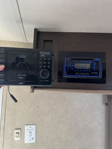 Customer photo review of Linear Series RV6200S | AM/FM & BT/DVD Wall Mount Receiver
