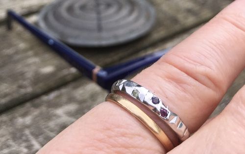 Customer photo review of Candy Slim Band Ring