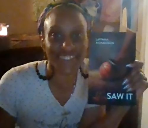 Customer photo review of Autographed Copy -“LOVE SAW IT”- by LAETANIA RICHARDSON