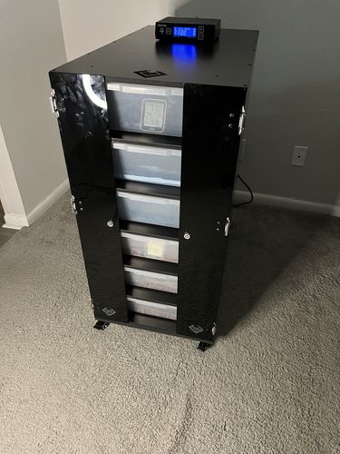 Customer photo review of Acrylic Door Lockers