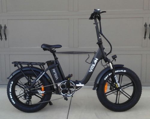 Customer photo review of U7 Step-thru Foldable Fat Tire Electric Bike