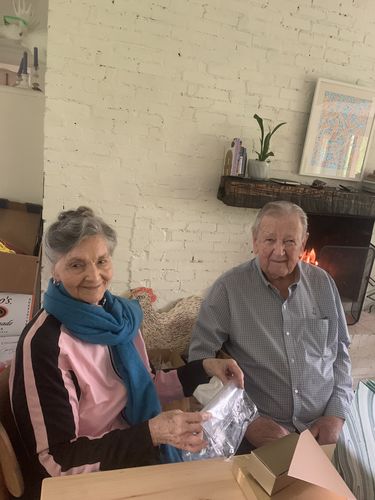 Customer photo review of Cashmere Felted Scarf Teal