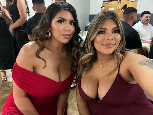 Customer photo review of Alissa Dress Red