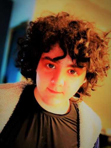 Customer photo review of Goat Eye Contacts