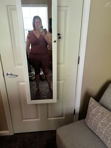 Customer photo review of ginger swim romper
