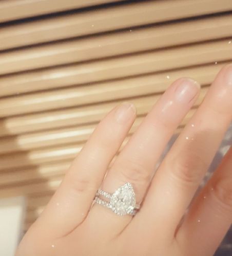 Customer photo review of NISSI MOISSANITE RING