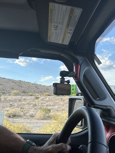 Customer photo review of Gladiator JT A-Pillar Ball Mount Solution