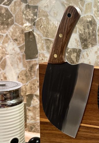 Customer photo review of Handgeschmiedetes Kochmesser - Ergonomic