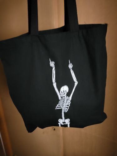 Customer photo review of Fuck Yall Tote bag