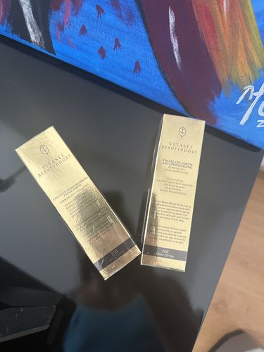 Customer photo review of KIT SERUM FACIAL DIA Y SERUM FACIAL NOCHE CON CELULAS MADRE VEGETALES ❄️