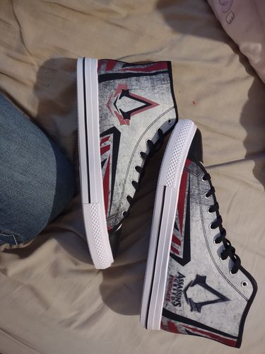 Customer photo review of Assassin's Creed Syndicate Unisex High Top Shoes