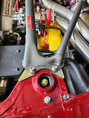 Customer photo review of MR2Heaven Strut Tower Spacers/Reinforcement Plates