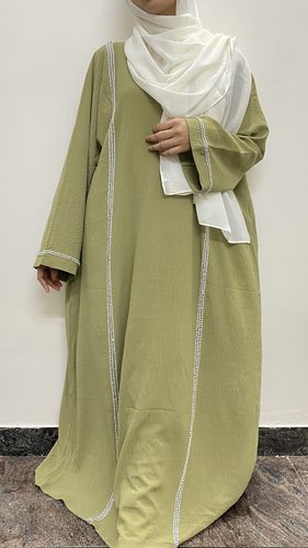 Customer photo review of Mint Green Pearl Kaftan