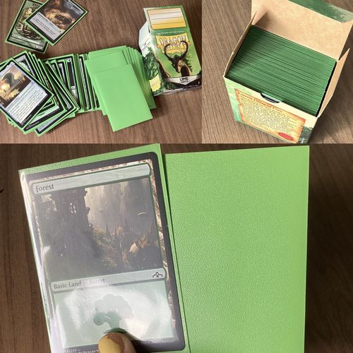 Customer photo review of Matte Sleeves 100