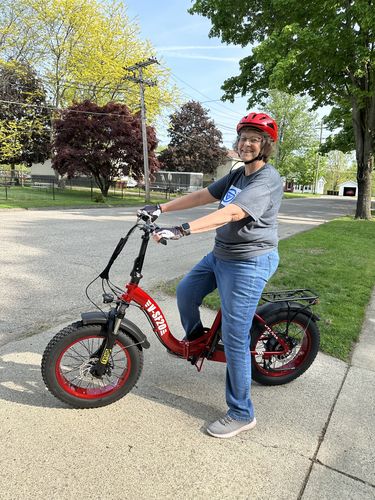 Customer photo review of SF20 Step-Thru Folding Fat Tire E-Bike