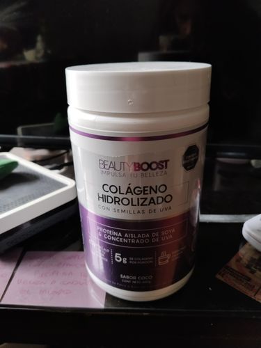 Customer photo review of COLÁGENO HIDROLIZADO CON VITAMINA C, D3, BIOTINA Y SEMILLAS DE UVA