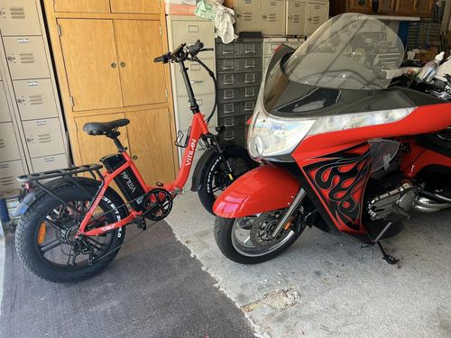 Customer photo review of U7 Step-thru Foldable Fat Tire Electric Bike