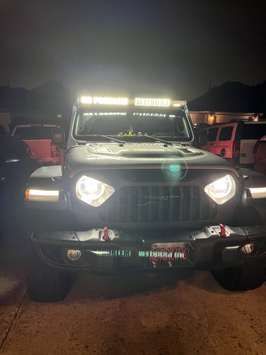 Customer photo review of Dual Row 52 Inch RGB Chasing LED LIGHT BAR