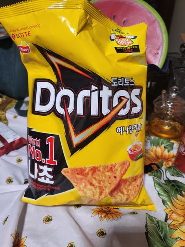 Customer photo review of Doritos Honey Chili Large Bag “Korea”