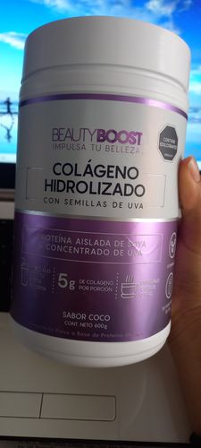 Customer photo review of COLÁGENO HIDROLIZADO CON VITAMINA C, D3, BIOTINA Y SEMILLAS DE UVA