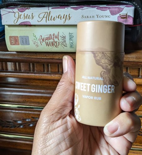 Customer photo review of North Carolina Sweet Ginger Rub
