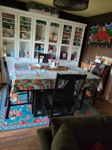 Customer photo review of Taverna 7PC Pub Set (w. Extension) - Dark Grey