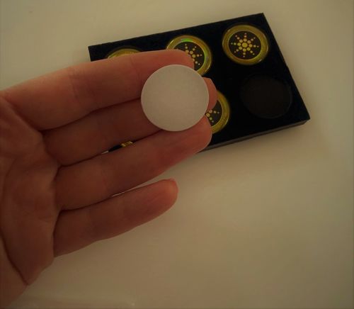 Customer photo review of EMF Protection Quantum Radiation Blocker Shield