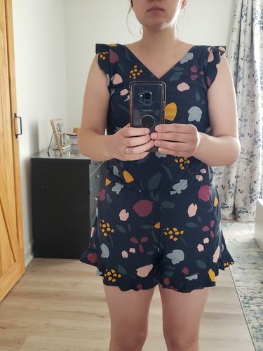 Customer photo review of ginger swim romper