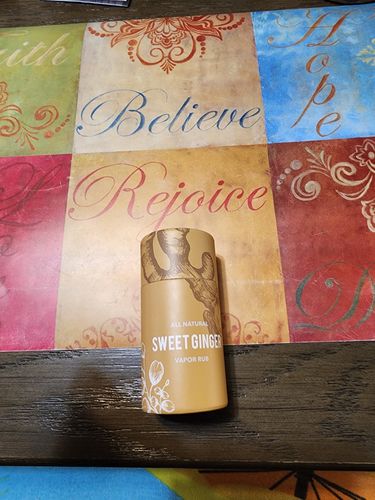 Customer photo review of North Carolina Sweet Ginger Rub